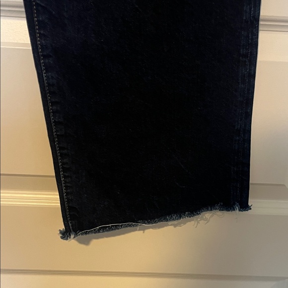 Zara Dark Blue Flare Jeans - Picture 4 of 7